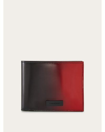 Ferragamo Herren Brieftasche mit Nuancierungen - Rot