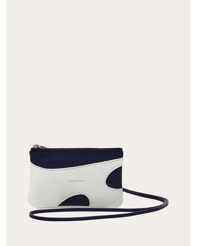 Ferragamo Porta carte di credito con cut out - Blu