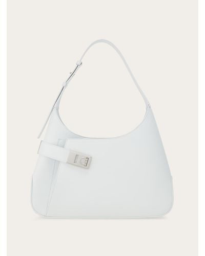 Ferragamo Hobo Shoulder Bag (l) - White