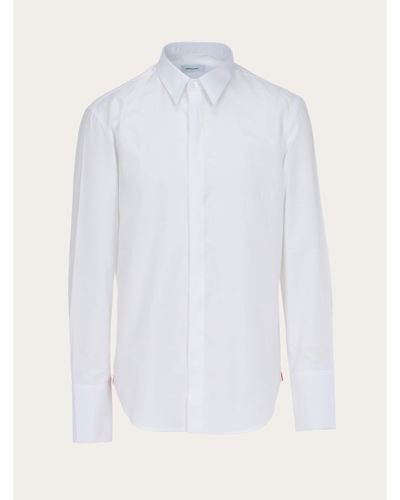 Ferragamo Long sleeved sports shirt - Blanc