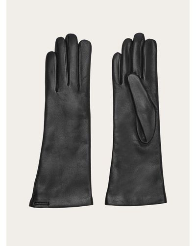 Ferragamo Long nappa gloves - Noir