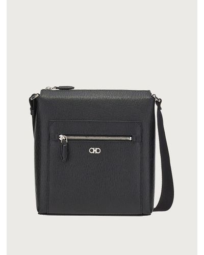 Ferragamo Bolso bandolera Gancini - Negro