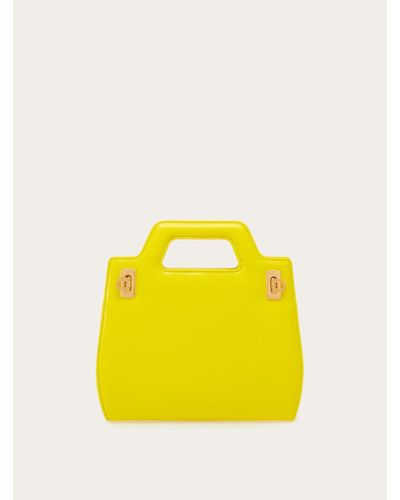 Ferragamo Wanda Mini Bag - Yellow