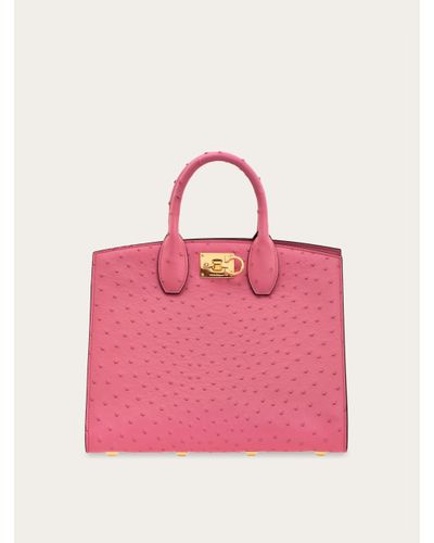 Ferragamo Women Studio Box Bag (m) - Pink