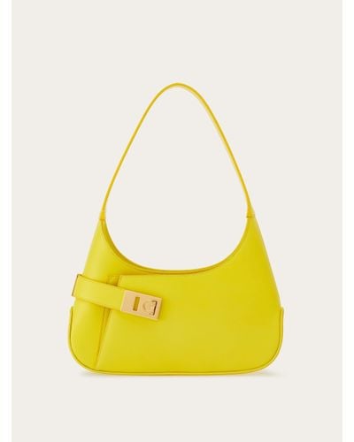 Ferragamo Hobo Shoulder Bag (m) - Yellow