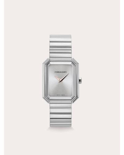 Ferragamo Crystal Watch - White