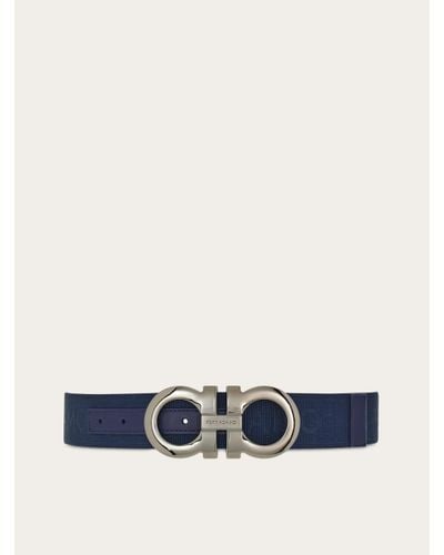 Ferragamo Fixed Gancini belt - Bleu