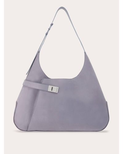 Ferragamo Women Hobo Shoulder Bag (xl) - Purple