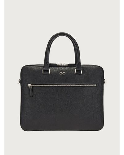 Ferragamo Gancini business bag - Noir