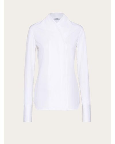 Ferragamo Overlap shirt - Blanc