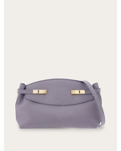 Ferragamo Hug Shoulder Bag - Purple