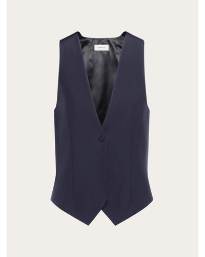 Ferragamo Tailored Waistcoat - Blue