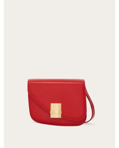 Ferragamo Bolso Bandolera Fiamma (s) - Red