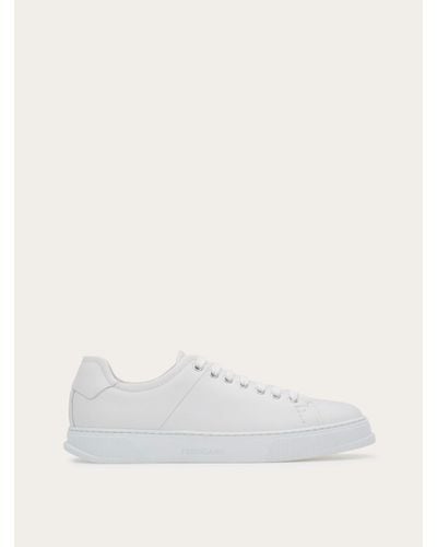 Ferragamo Low Cut Sneaker - White