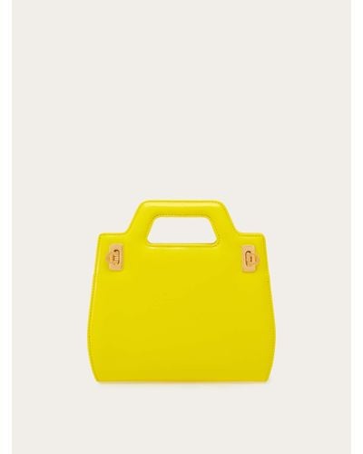Ferragamo Women Wanda Mini Bag - Yellow