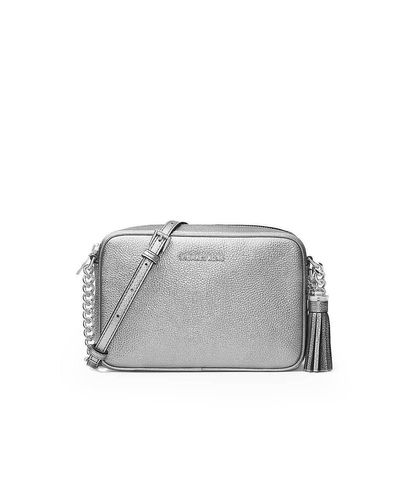 BOLSO BANDOLERA GINNY MEDIANO PLATA Michael Kors de color Metálico | Lyst