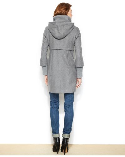 dkny grey coat