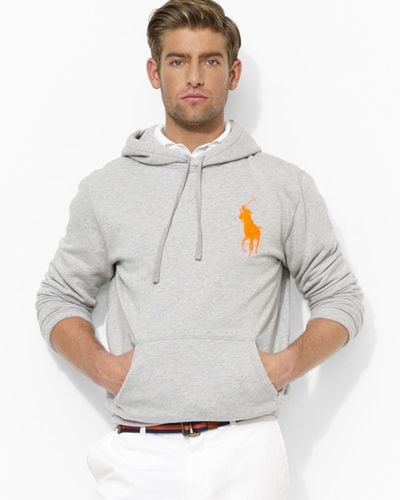 polo pullover hoodie men's