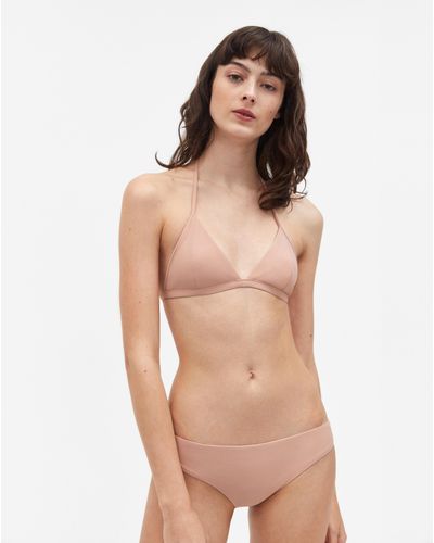 Filippa K Synthetic Triangle Bikini Top Pale Pink - Lyst