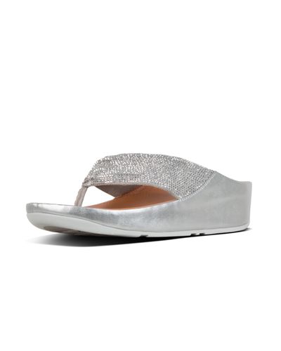 Silver fit flops Clearance