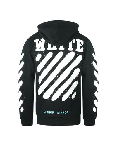 Off white diagonal spray sale hoodie