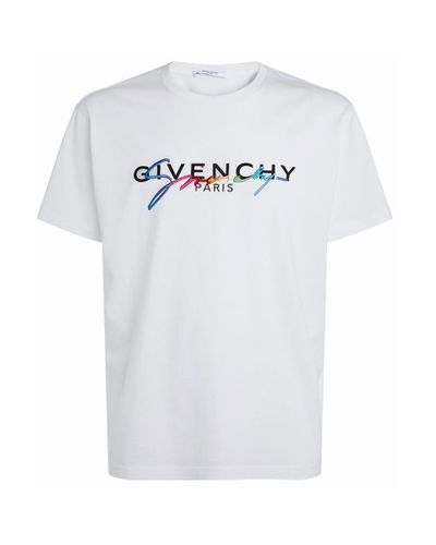Givenchy Signature Rainbow T-shirt White for Men | Lyst