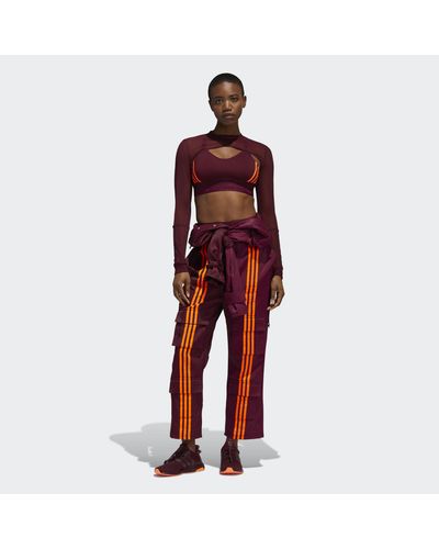 adidas Cotton X Ivy Park Jumpsuit in Maroon (Red) - Lyst