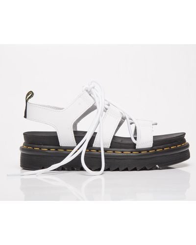 Dr. Martens Nartilla White Hydro Leather | Lyst