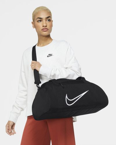 Nike Gym Club Training Duffel Bag in White | Lyst