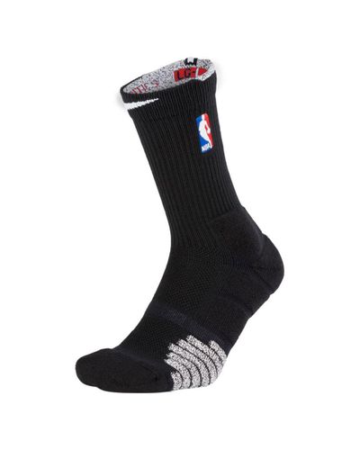 Nike Nba Grip Quick Crew Socks in Black for Men | Lyst