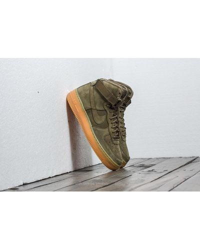 nike air force 1 olive green suede