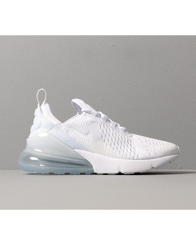 Nike Air Max 270 (gs) White/ White-metallic Silver - Lyst