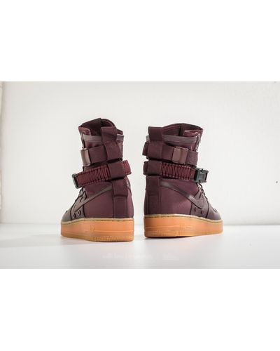 nike sf af1 deep burgundy