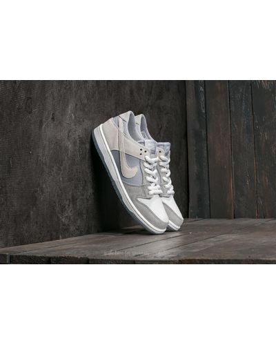 Nike Leather Sb Zoom Dunk Low Pro Wolf 