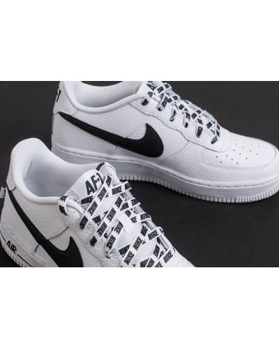 Nike Leather Air Force 1 Lv8 (gs) White 