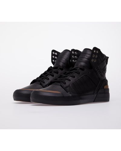supra skytop black gum