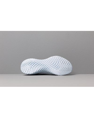 epic phantom react flyknit white hydrogen blue