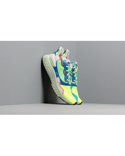 adidas zx 4000 4d white grey linen green