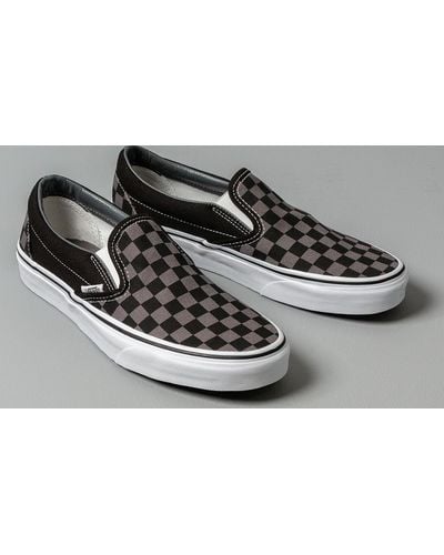 vans checkered black pewter