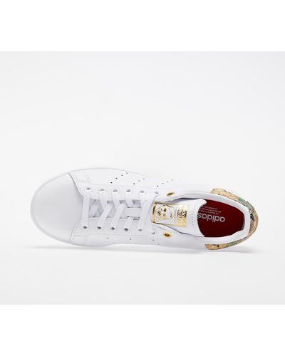 adidas Originals Adidas Stan Smith W Ftw White/ Scarlet/ Gold Metalic - Lyst
