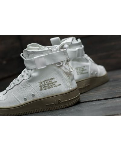 nike sf air force 1 mid ivory olive