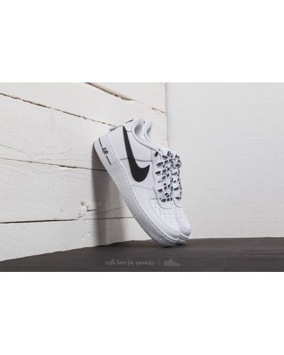 Nike Leather Air Force 1 Lv8 (gs) White 