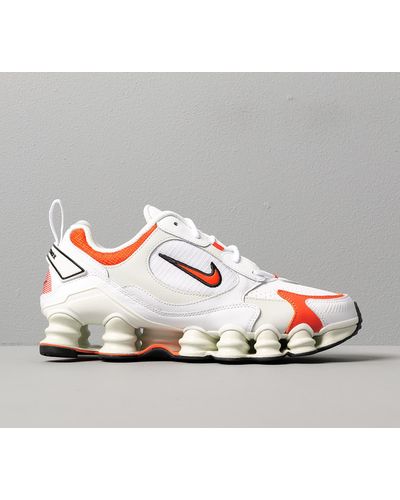 Shox TL Nova - Baskets - et orange Synthétique Nike en coloris Blanc - Lyst