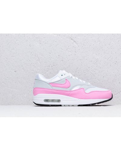 Nike Rubber W Air Max 1 Essential White/ Psychic Pink | Lyst