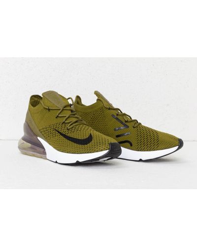nike air max 270 flyknit olive flak
