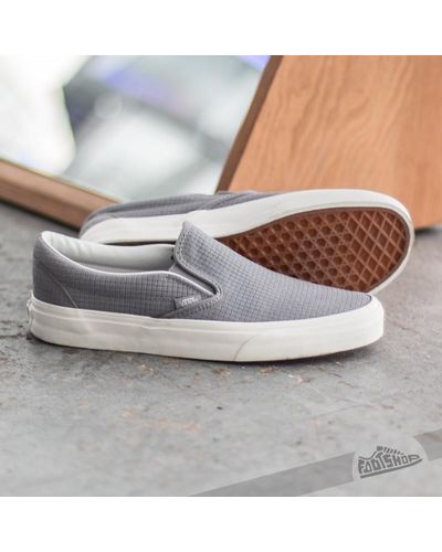 Vans Classic Slip-on Braided Suede Wild Dove in Gray | Lyst