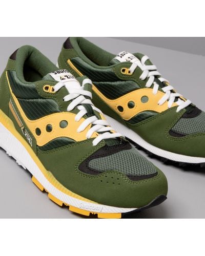 saucony azura green yellow