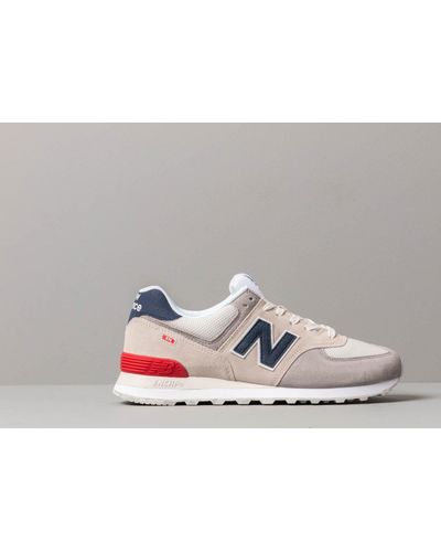 new balance 574 grey red