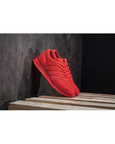 adidas Originals Rubber Adidas Los Angeles Core Red/ Core Red/ Core Red for  Men | Lyst