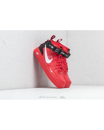 nike air force lv8 red mid